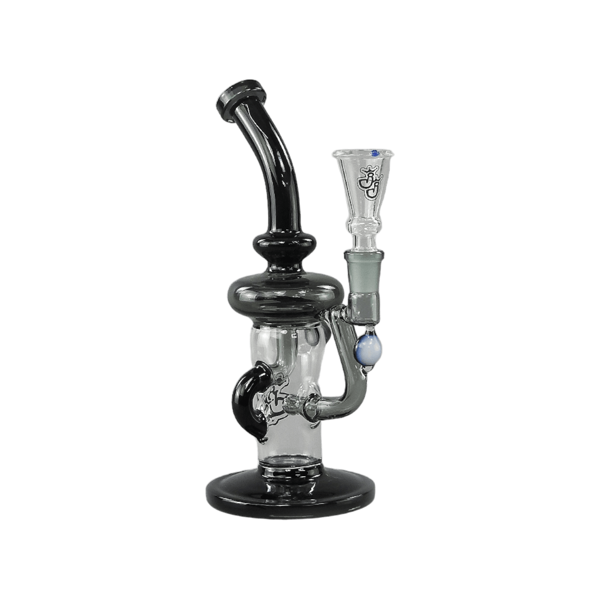 Jelly Joker Miracle Glasbong in durchgefärbtem Schwarz