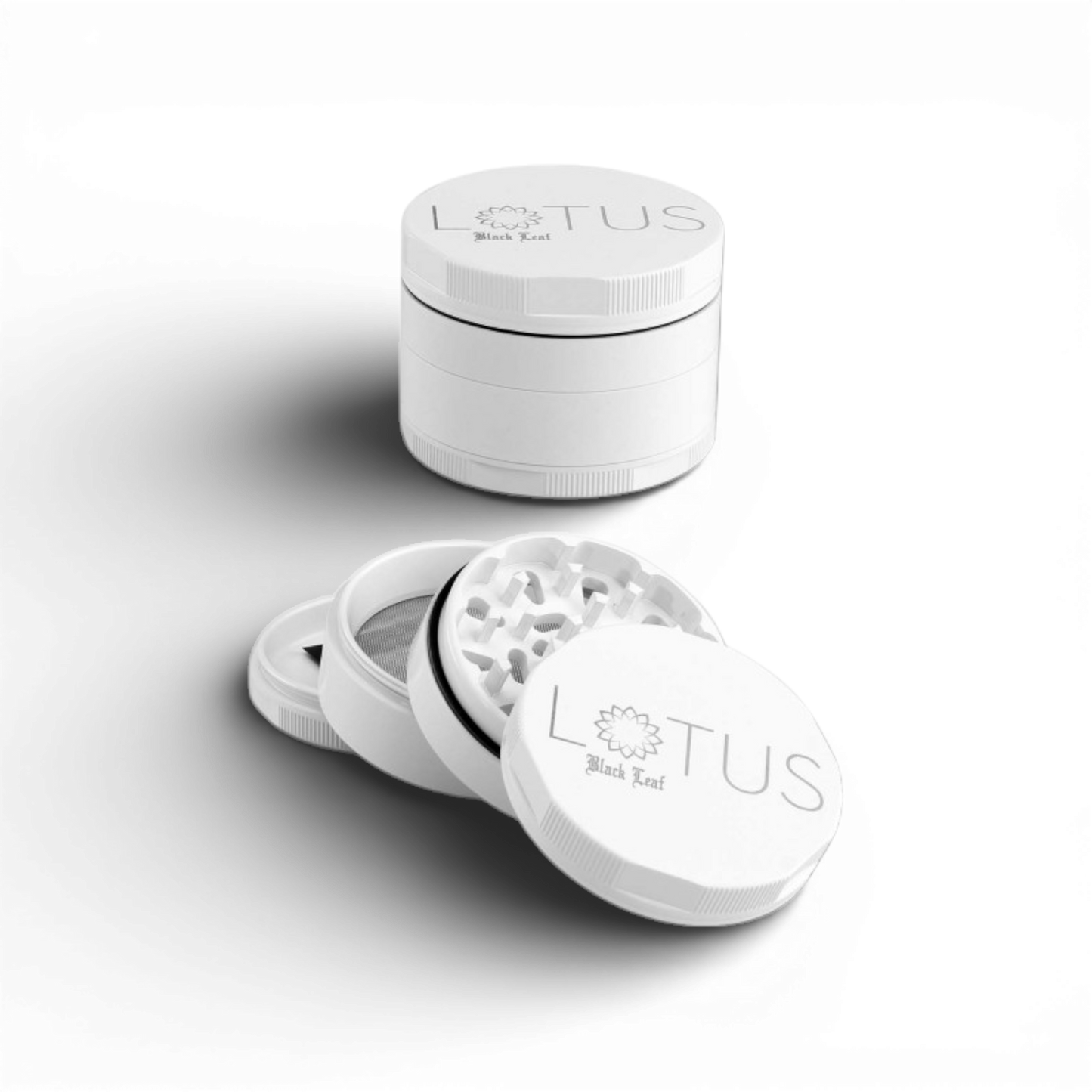 Keramik Grinder 4-teilig weiß