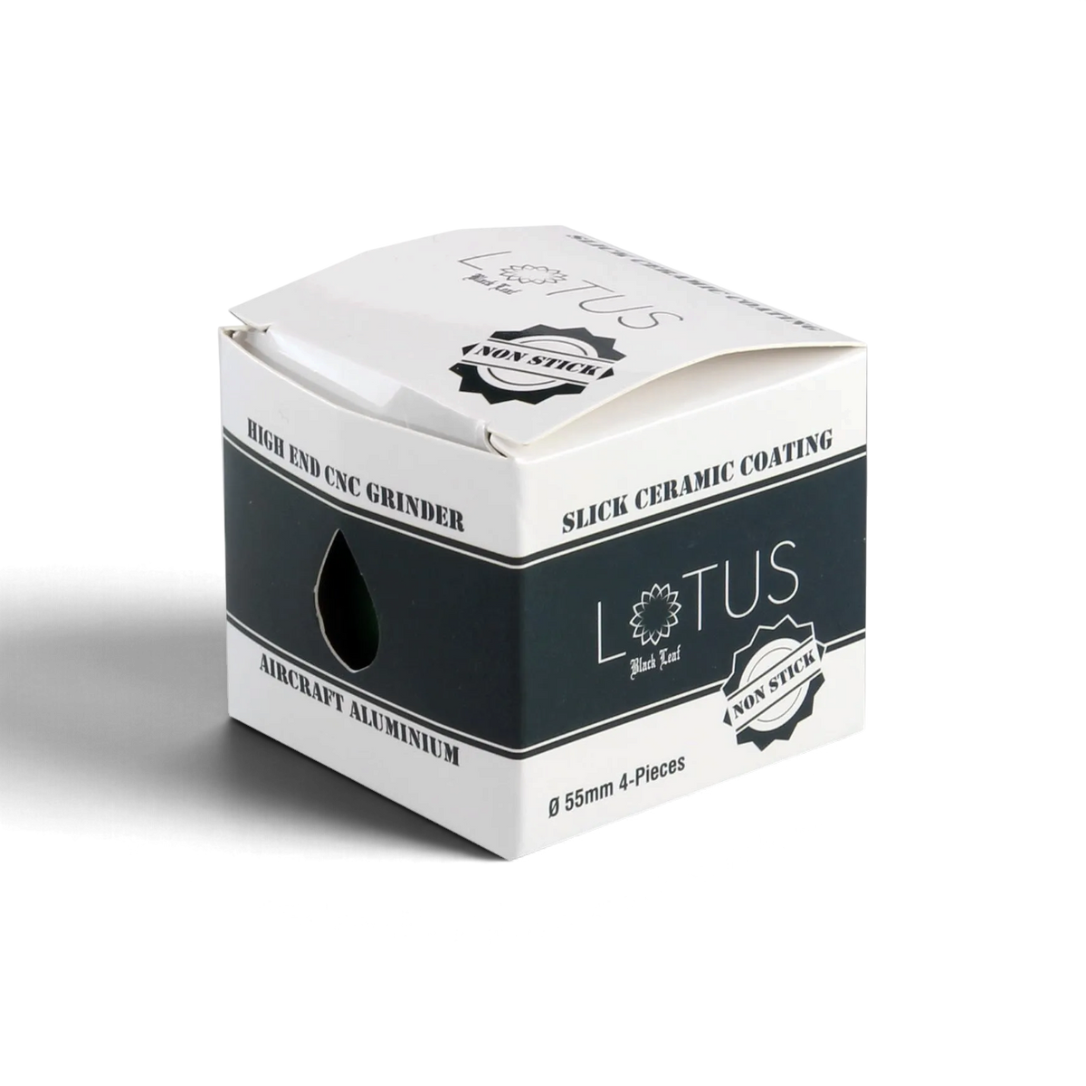 Lotus Grinder mit kräftigen Trapezzähnen und Magnetdeckel