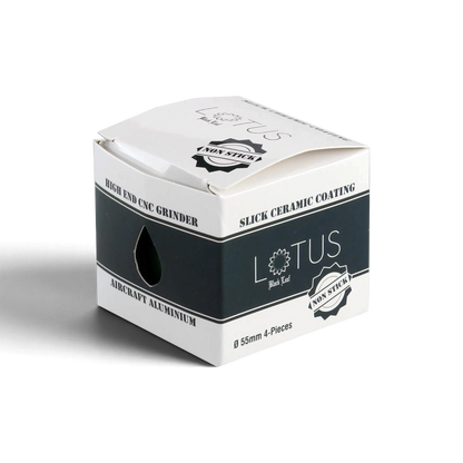 Lotus Grinder mit kräftigen Trapezzähnen und Magnetdeckel