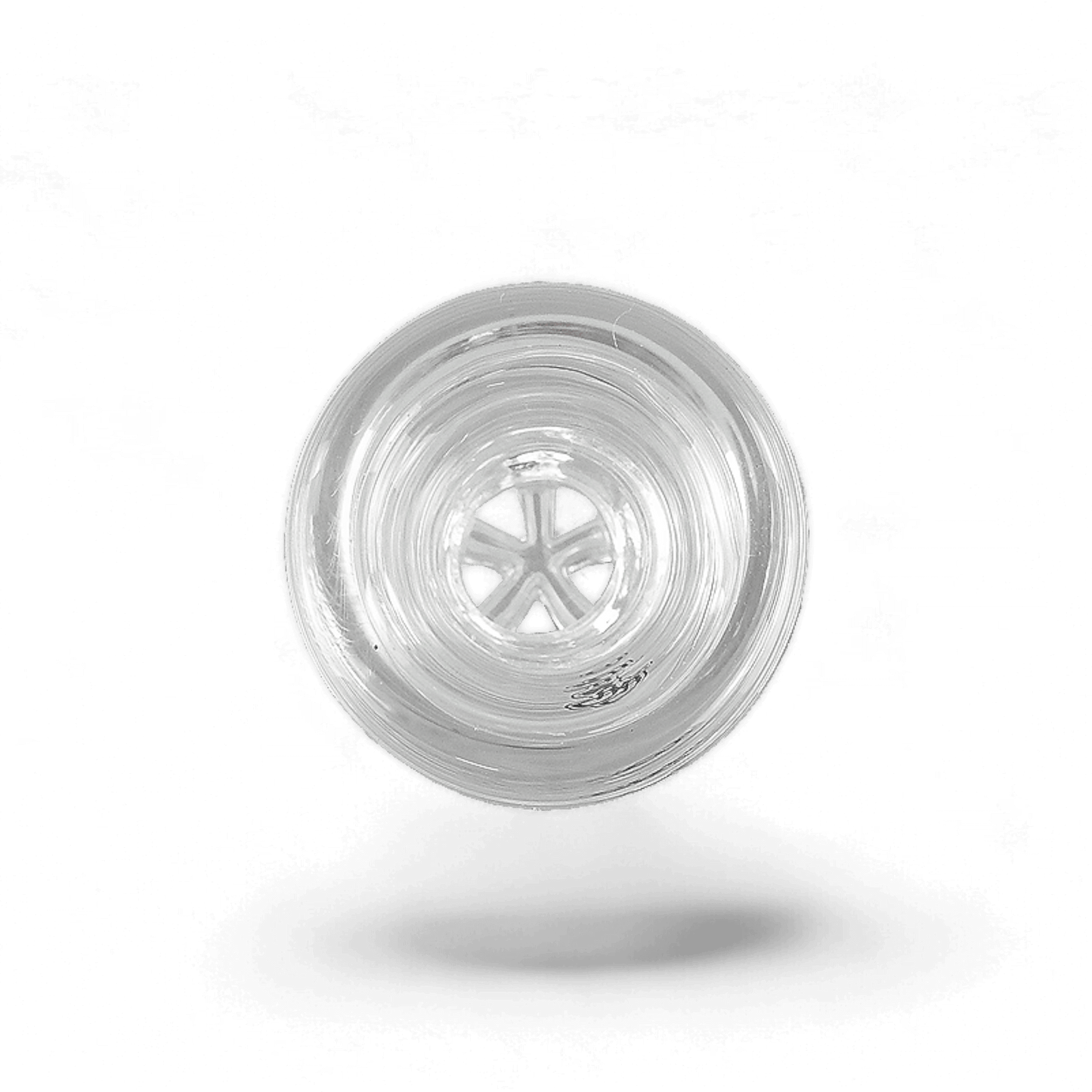 Köpfchen mit Glasieb 18,8mm transparent