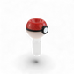 Handgefertigtes Köpfchen „Pokebowl14“ aus durchgefärbtem Glas mit 14,5 mm Schliff – ca. 6 cm hoch