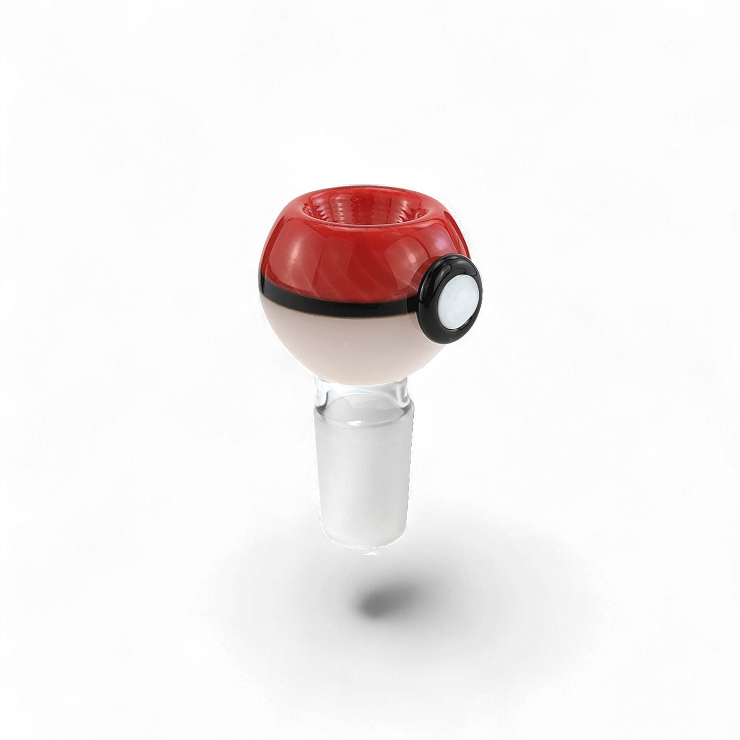 Handgefertigtes Köpfchen „Pokebowl18“ aus durchgefärbtem Glas mit 18,8 mm Schliff – ca. 6 cm hoch