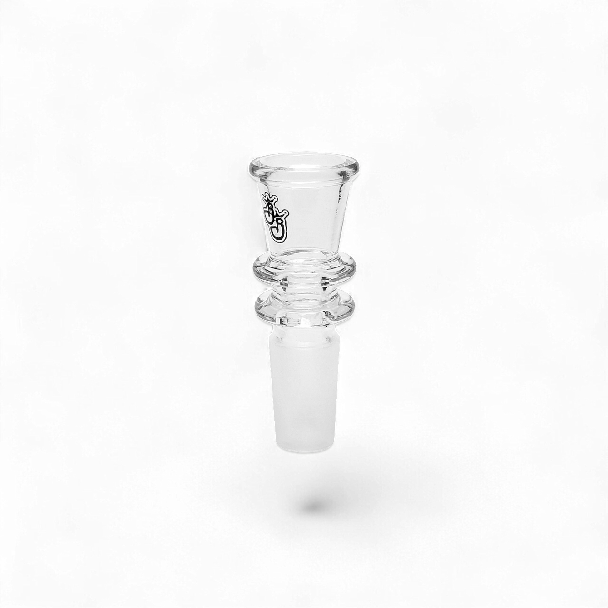 Glas-Köpfchen „B-009“ aus Borosilikatglas mit 6 mm Durchlass und präzisem 14,5 mm Schliff