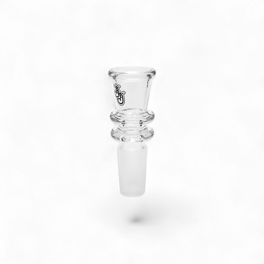 Glas-Köpfchen „B-009“ aus Borosilikatglas mit 6 mm Durchlass und präzisem 14,5 mm Schliff