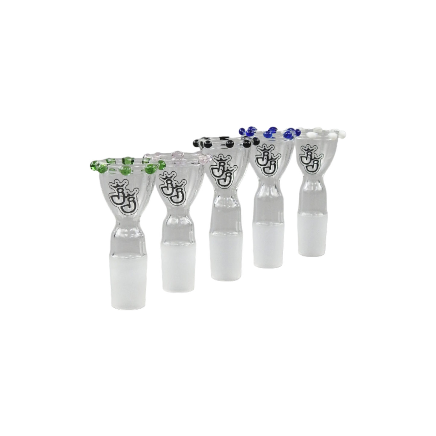 Kronenkopf, Bongzubehör, 18.8mm, Rauchzubehör, verschiedene Farben