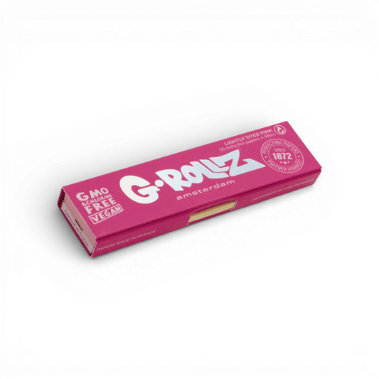 Lightly Dyed Pink Rolling Papers von G-ROLLZ