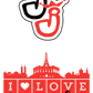 Bong „I love Kassel“ – 45cm – 5mm