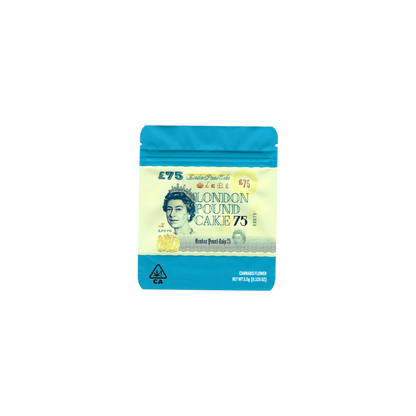 London Pound Cake mylar bag