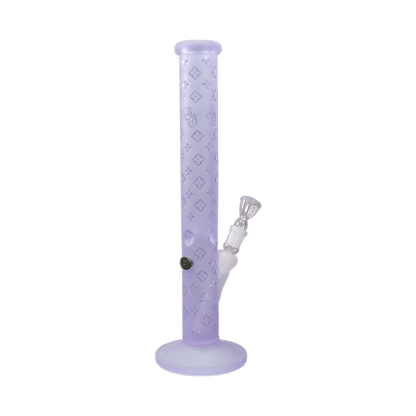 Louis Purple Bong mit Kickloch und Eiskerben