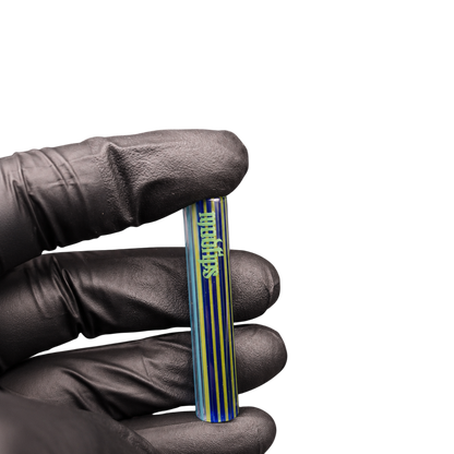 MADTIPS Glas Tip 9 mm Handcrafted mit Blue Rainbow Core