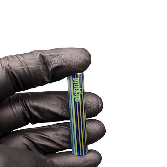 MADTIPS Glas Tip 9 mm Handcrafted mit Blue Rainbow Core