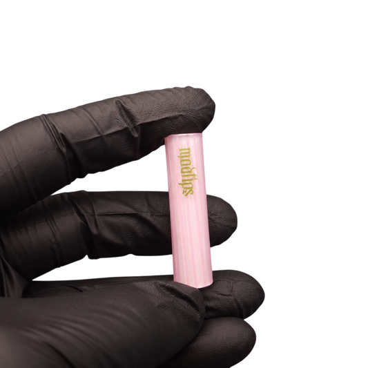 MADTIPS Pink Rainbow Core Glas Tip handcrafted