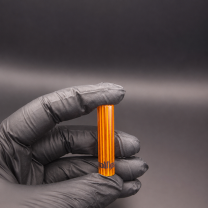Madtips Glas Tip Orange Black 10 mm aus Brasilien