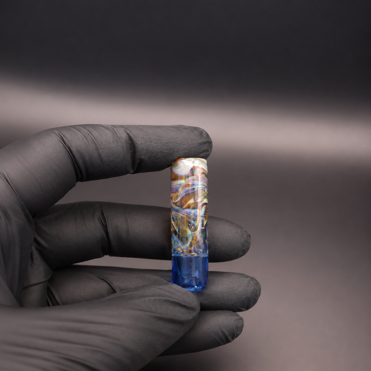 Meccas Glas Tip 12 x 44 mm mit 3-Loch-Struktur und 1-Loch-Öffnung