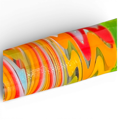 Melty Glass Packer Detail Glasstruktur