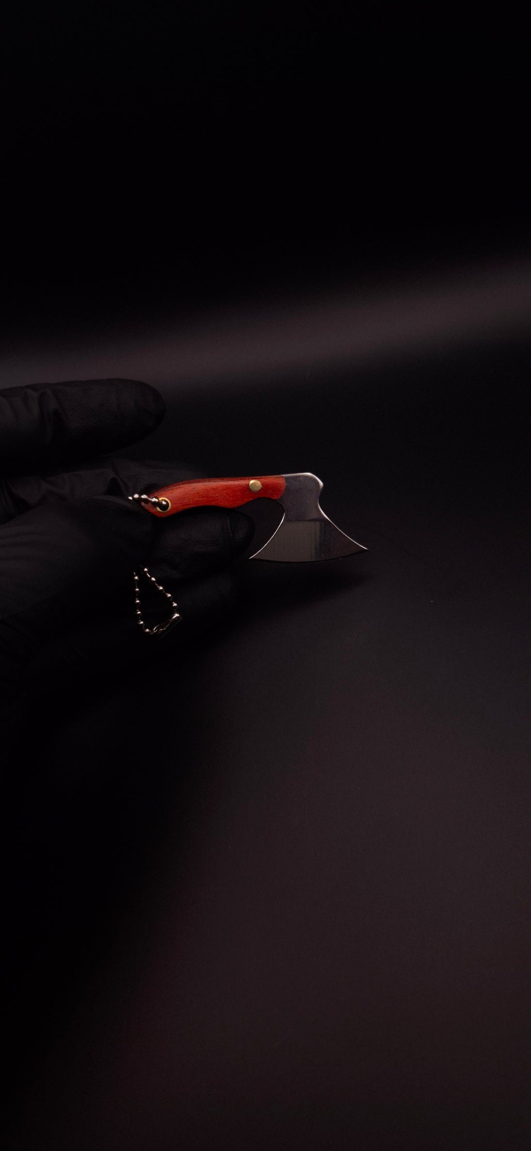 Silbernes Hasch Messerchen mit Schutzfutteral