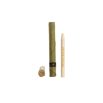 Detailansicht der King Palm Fruit Passion Blunt-Hüllen in der Verpackung