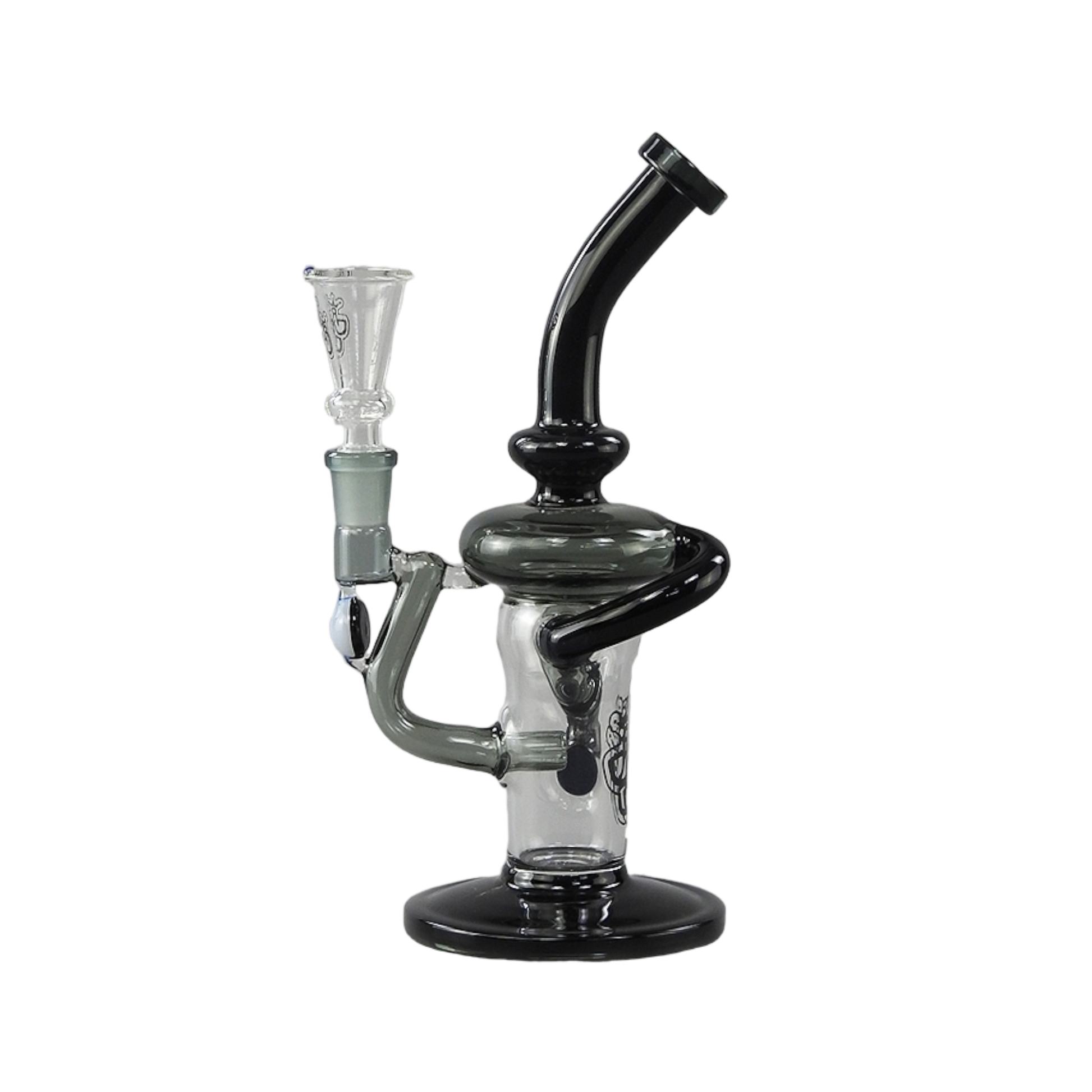 Miracle Bong aus Smoke-Glas mit 25 cm Höhe
