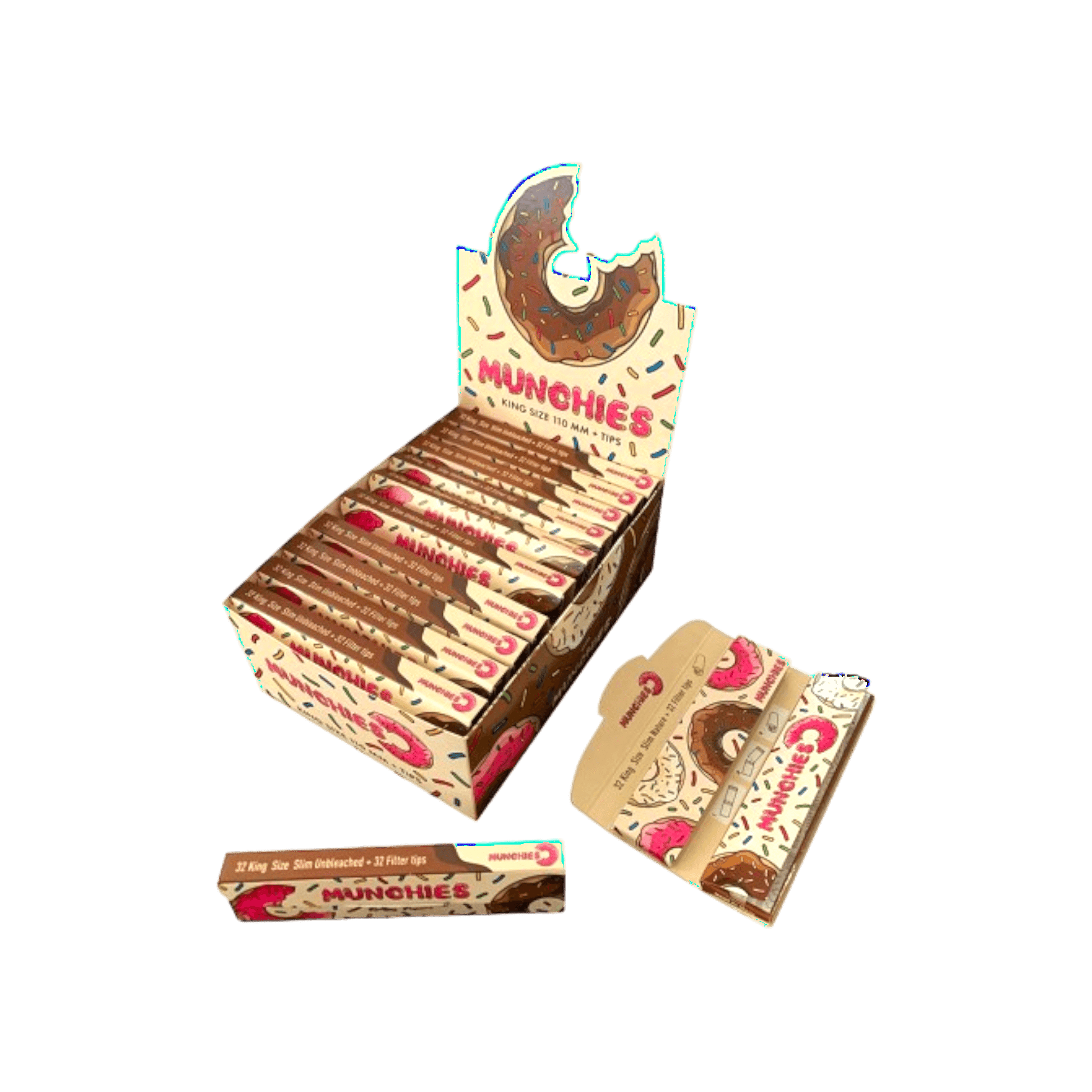 Monkey King® Munchies Papers KS Slim + Tips | Ungebleicht, Slow Burn