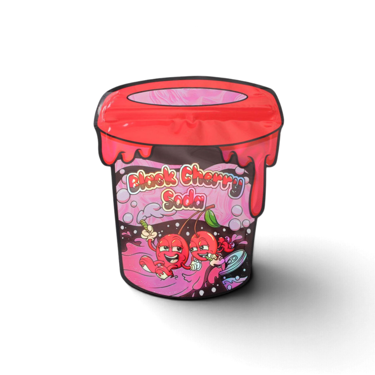 Mylar Bag BLACKCHERRY 100 × 116 mm bei Pief-Leaf®