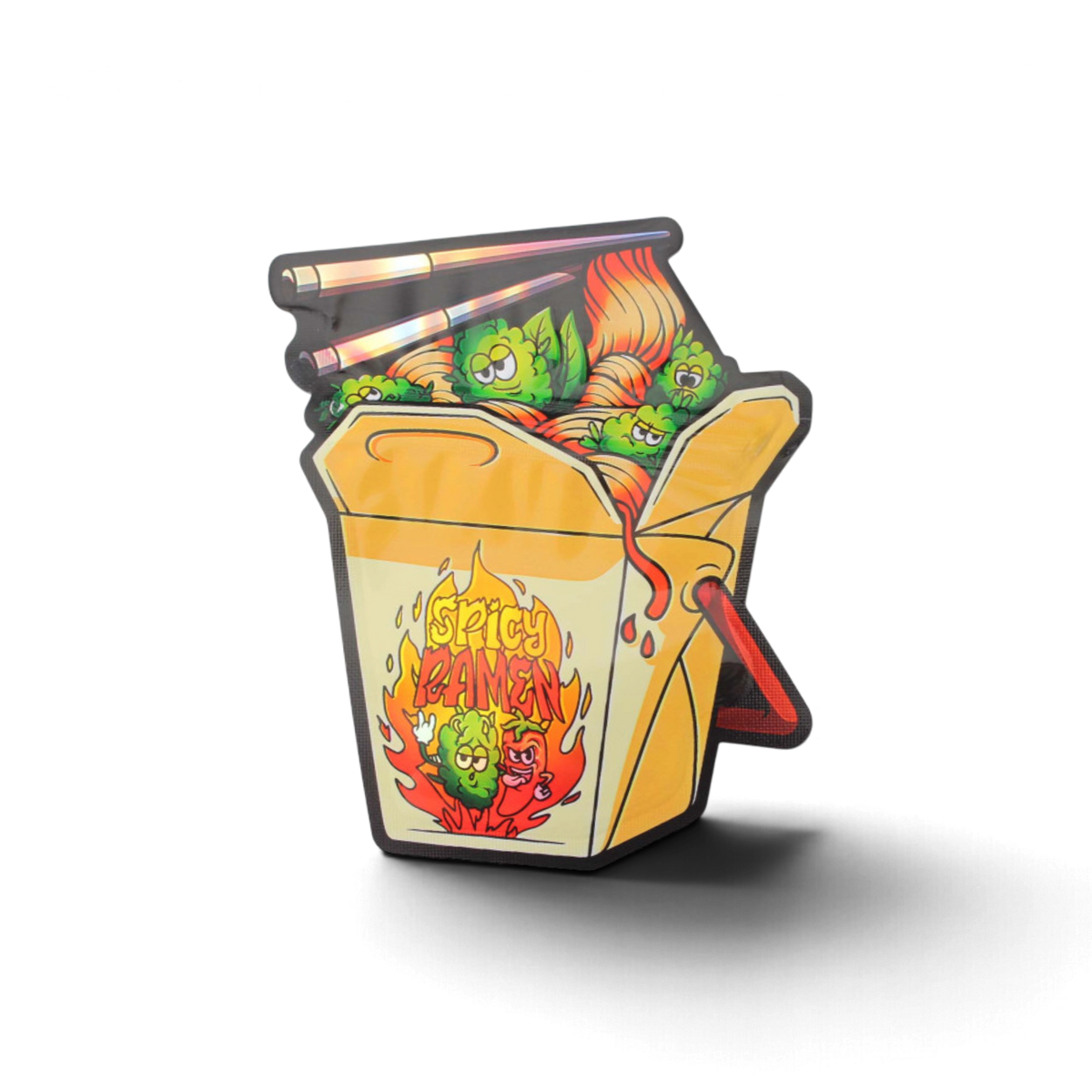 Mylar Bag SPICYRAMEN 90 × 113 mm bei Pief-Leaf®