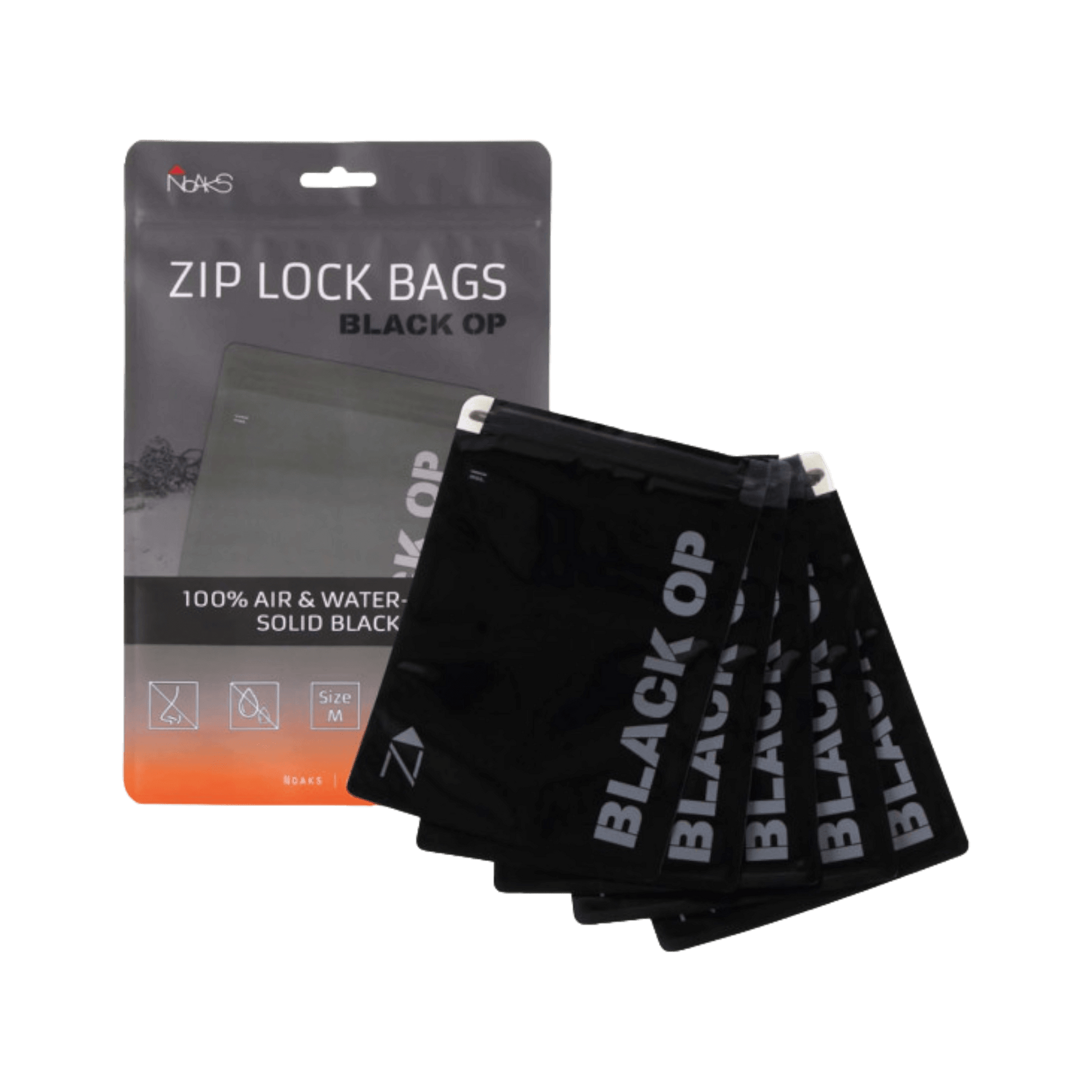 NOAKS BAG Zip-Lock-Beutel Black OP