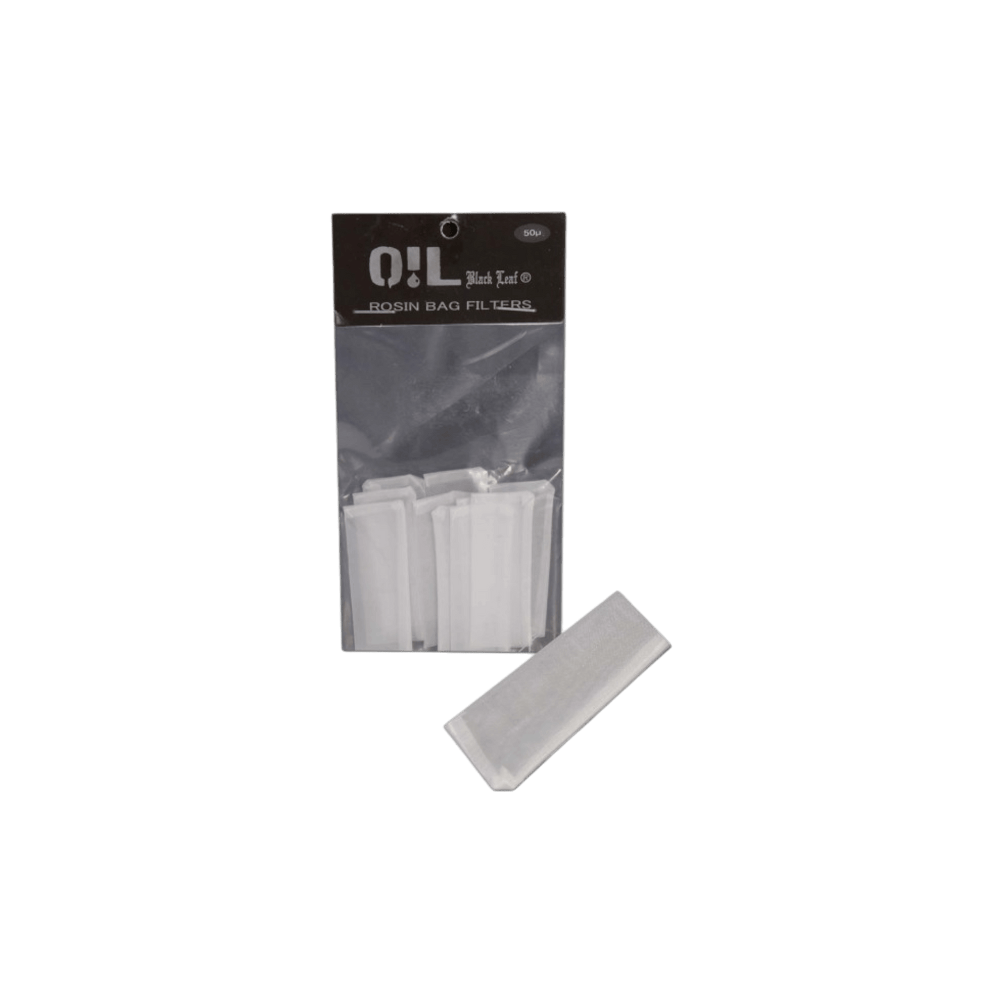 Oil Black Leaf Rosin Bag Filters 50µ 50x20mm