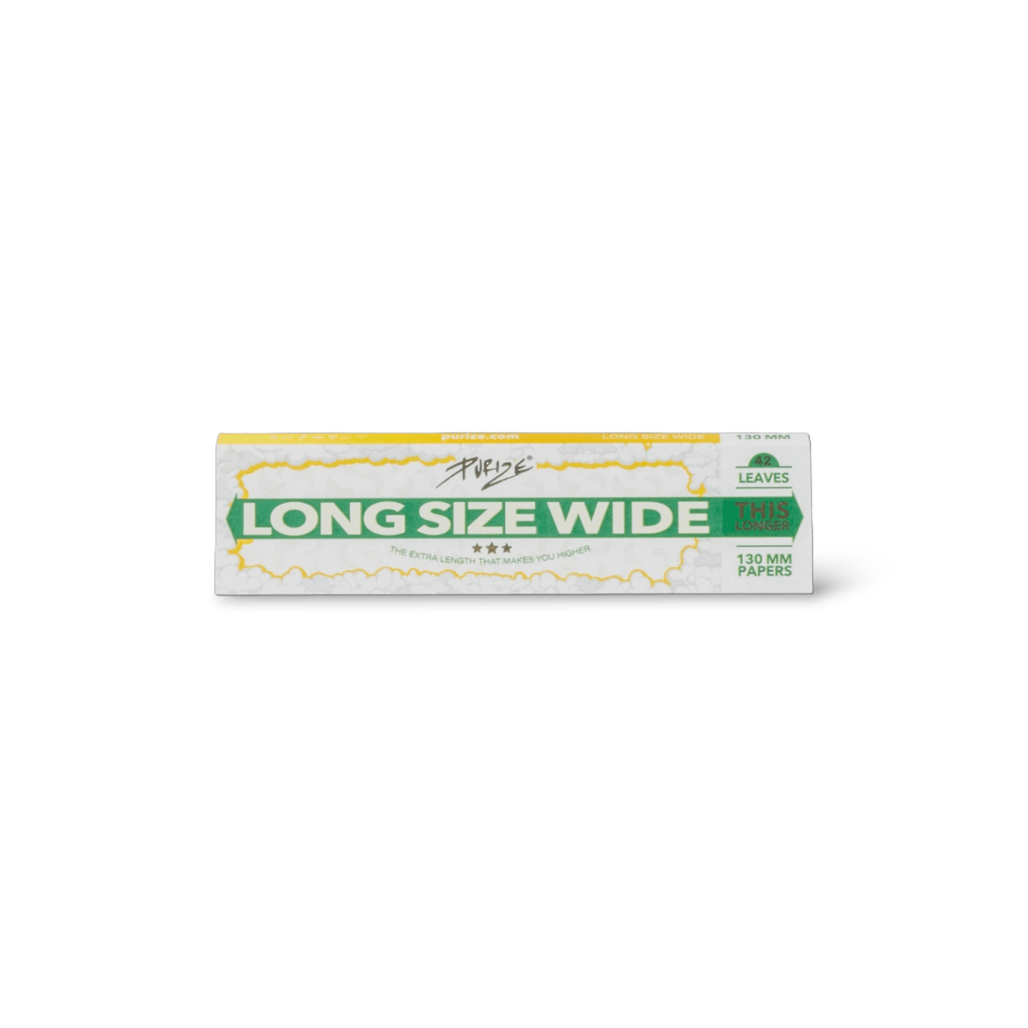 PURIZE® Long Size Wide Papers – ungebleicht &amp; extra dünn