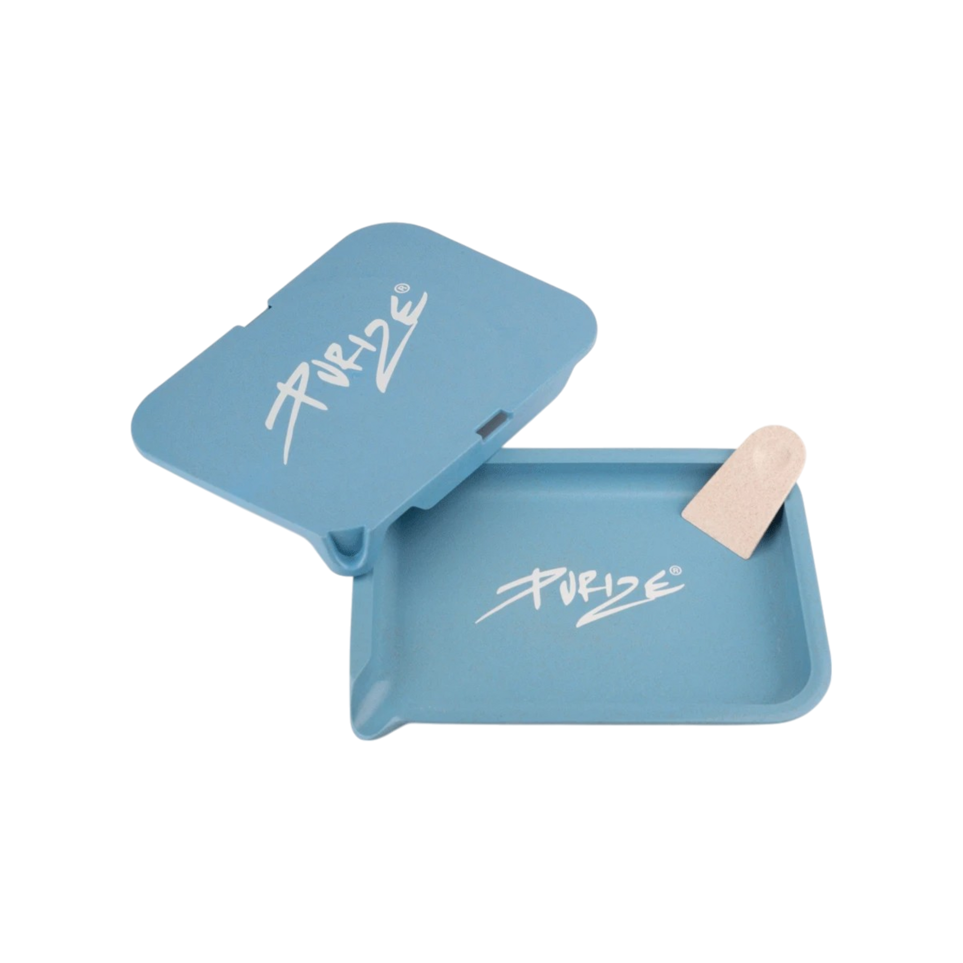 PURIZE® Plant Fiber Tray blau aus pflanzlichem Faserverbund