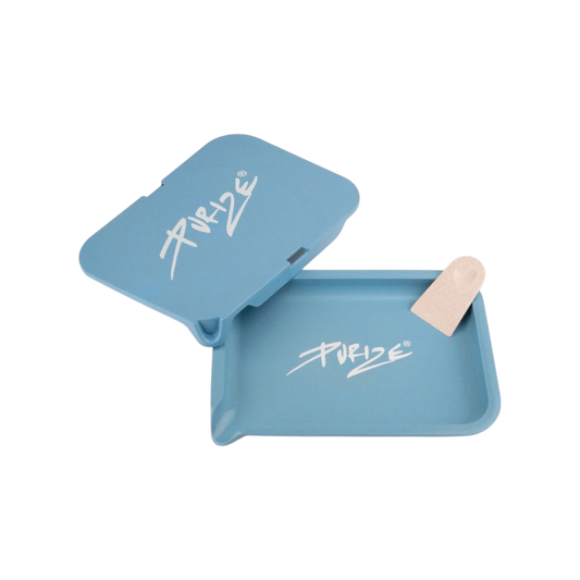 PURIZE® Plant Fiber Tray blau aus pflanzlichem Faserverbund