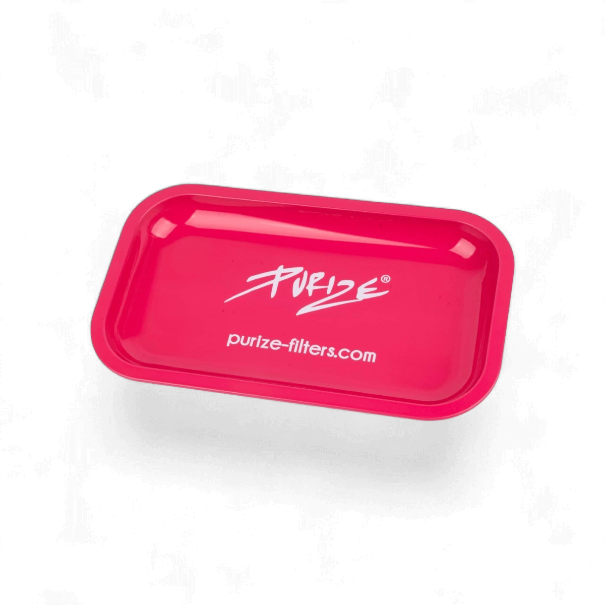 PURIZE® Rolling Tray Metall pink 18x14x1,5 cm Produktfoto