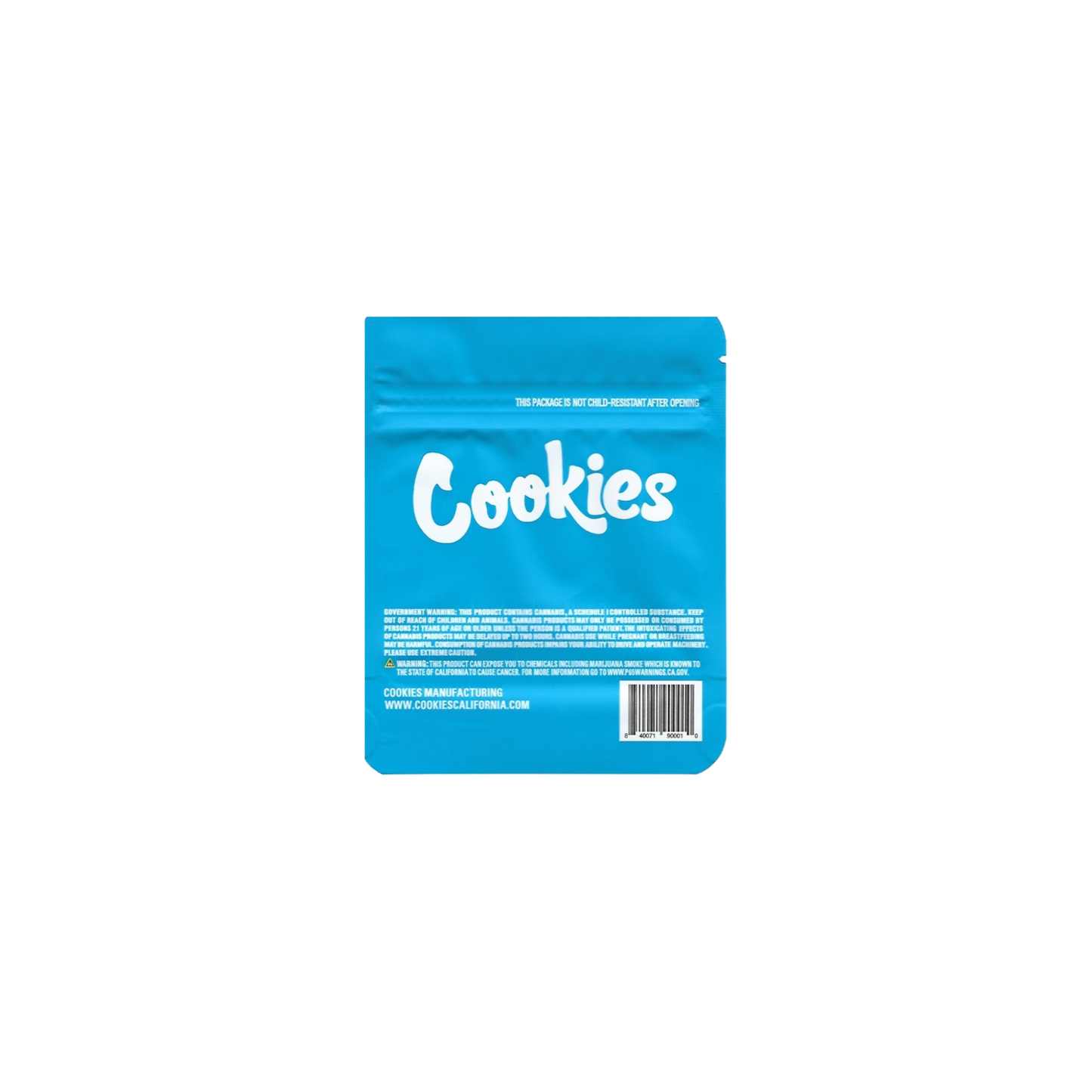 10x Cookies Gelatti + Strainlabel Mylar Bag 3,5g - Leer