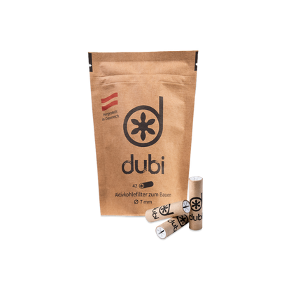 Dubi - Superflow Aktivkohlefilter Ø7mm 42stk.