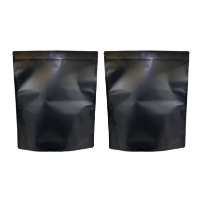1x Mylar Bag Schwarz 454g - Leer