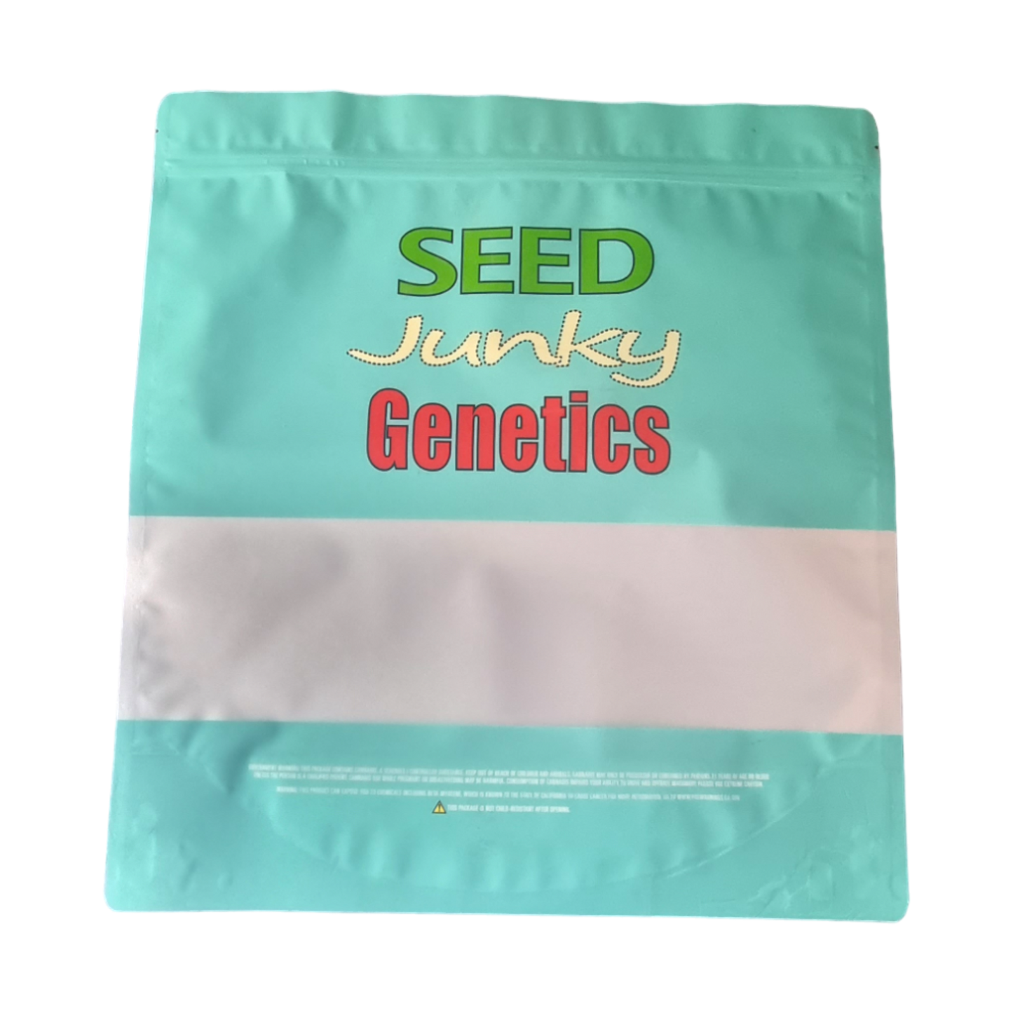 1x Seed Junky Genetics Mintz Mylar Bag 454g - Leer