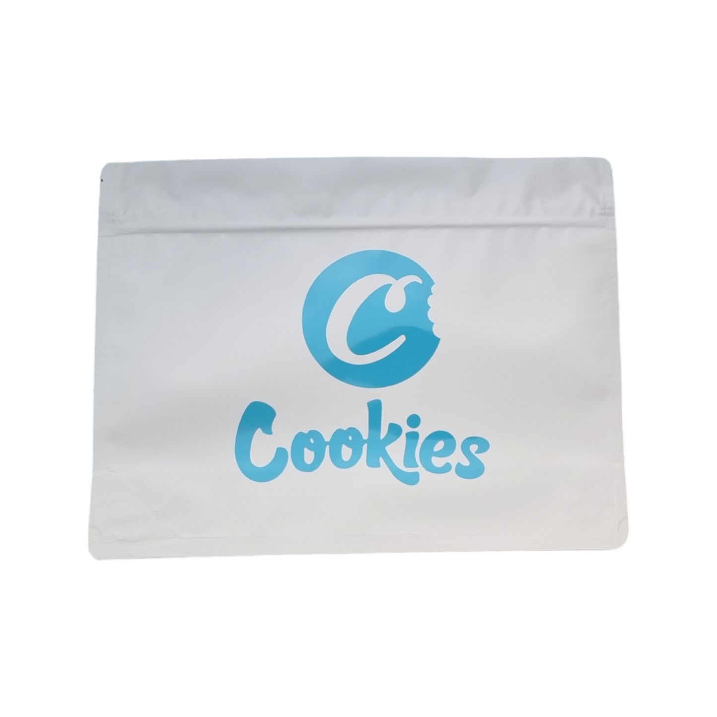 1x Cookies white Large Mylar Bag - Leer