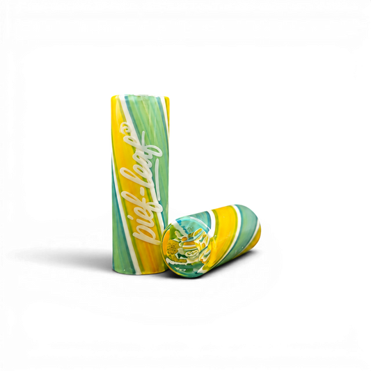 Pief-Leaf® 10 mm Glas Tip in heller Farbkombination