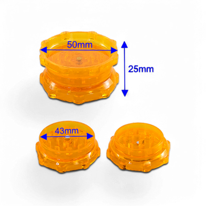 Grinder Kunststoff mit Magnetverschluss – Pief-Leaf®