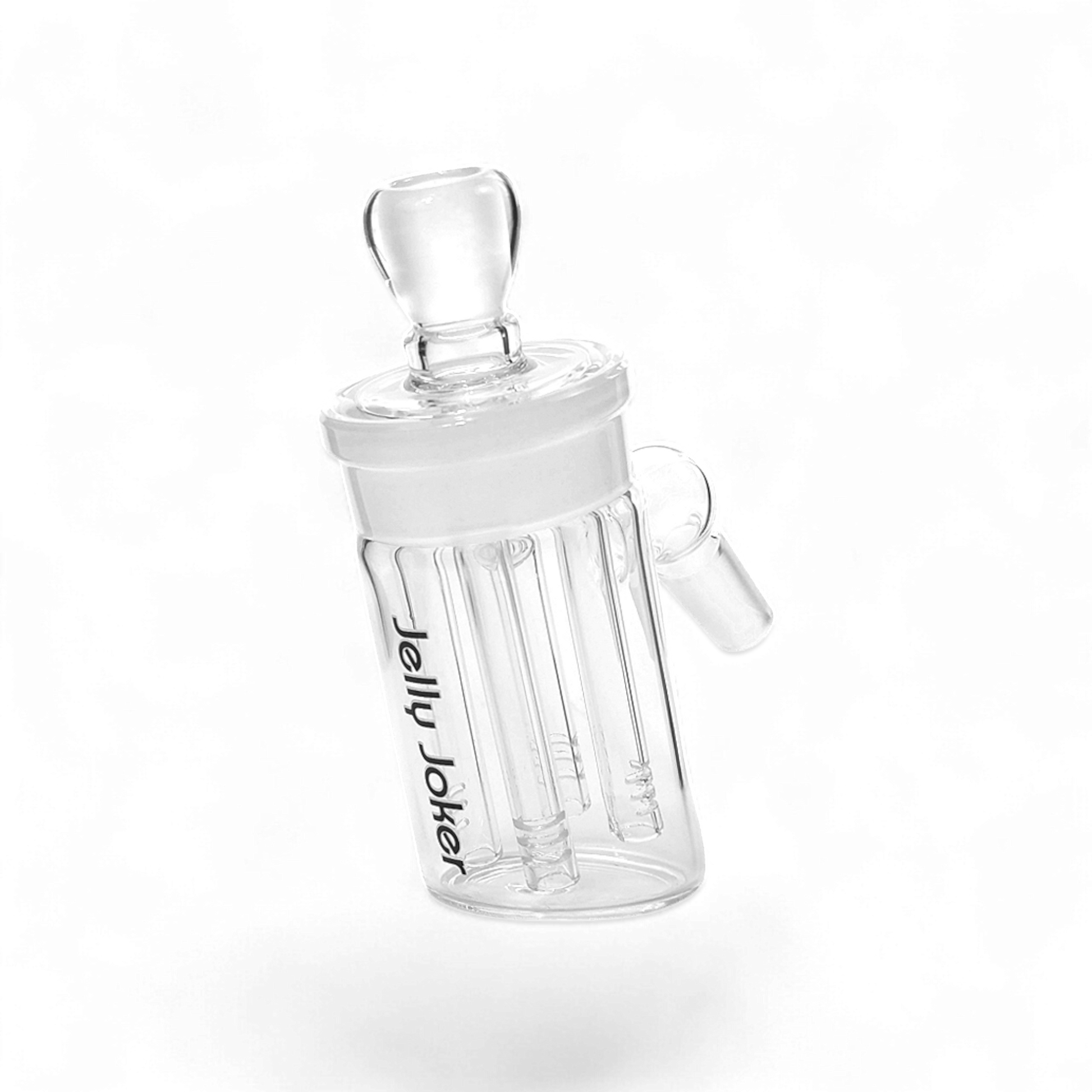 Vorkühler Ant aus Glas – kompakter 14,5 mm Pre-Cooler mit herausnehmbarem 4-Arm-Perkolator