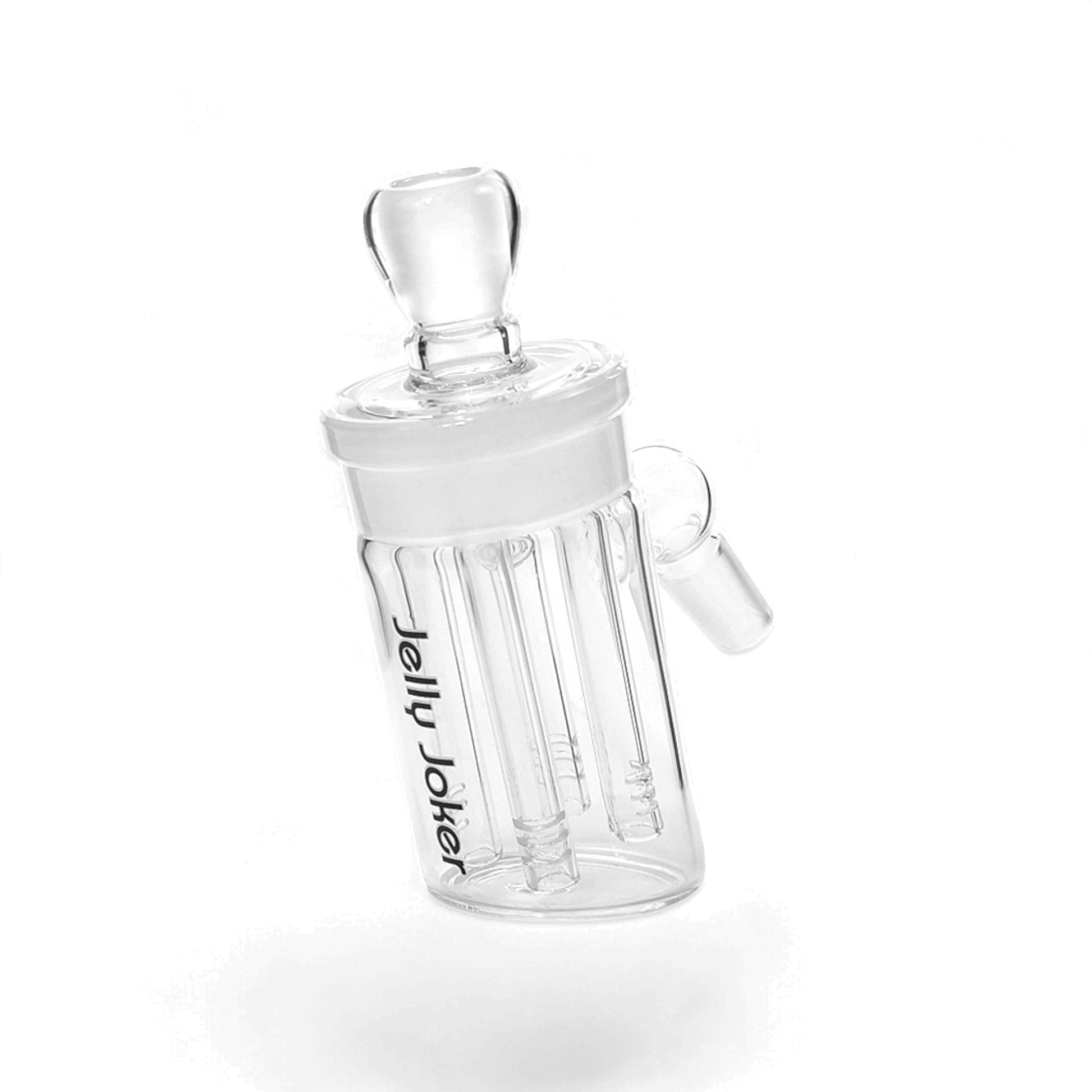 Vorkühler Ant aus Glas – kompakter 14,5 mm Pre-Cooler mit herausnehmbarem 4-Arm-Perkolator