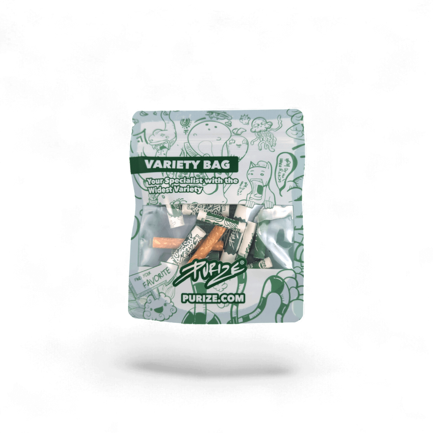 PURIZE Variety Bag – alle Aktivkohlefilter im praktischen Doppelpack