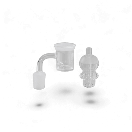 Quarz Banger 14,5 mm mit Carb Cap von Black Leaf