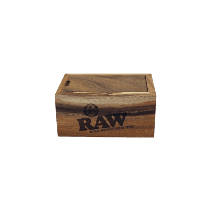 RAW Holzbox mit Schiebedeckel aus Akazienholz