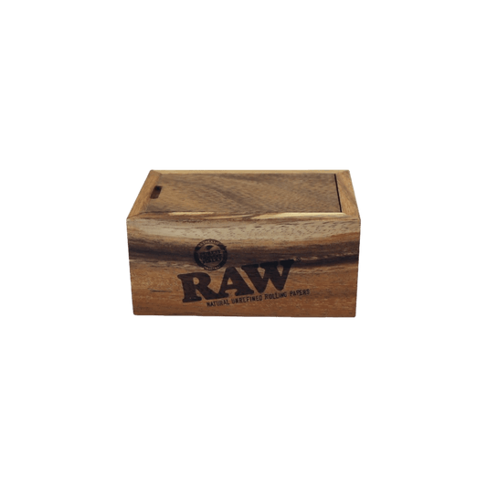 RAW Holzbox mit Schiebedeckel aus Akazienholz