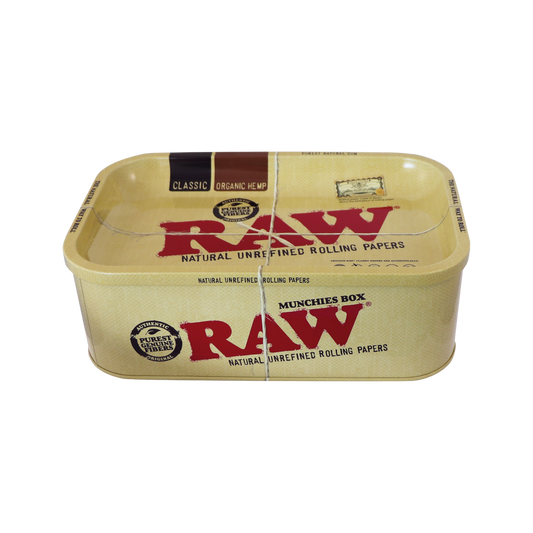 RAW Munchies Box Metallcase mit Rolling Tray
