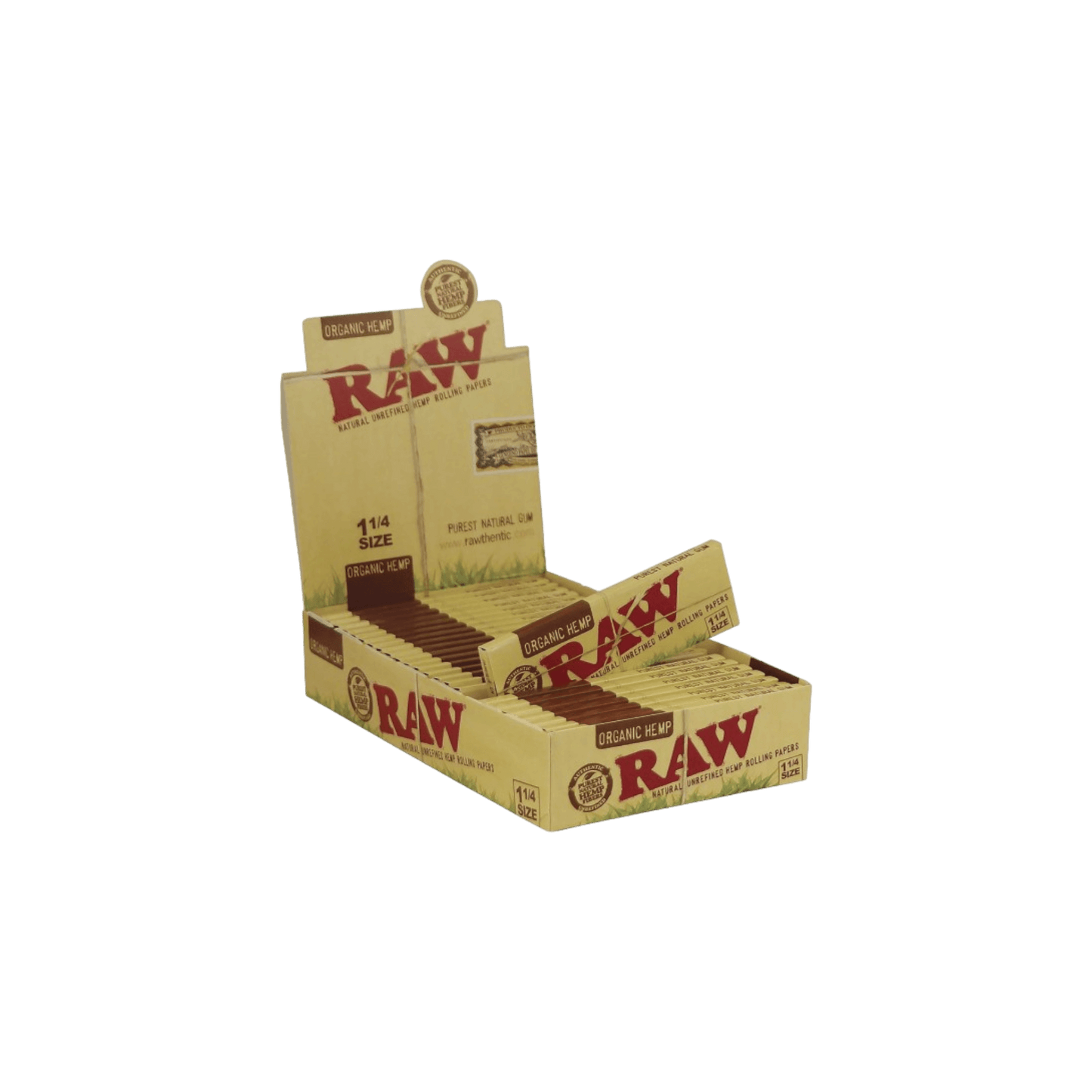 RAW Organic Hemp 1¼ Papers Packung