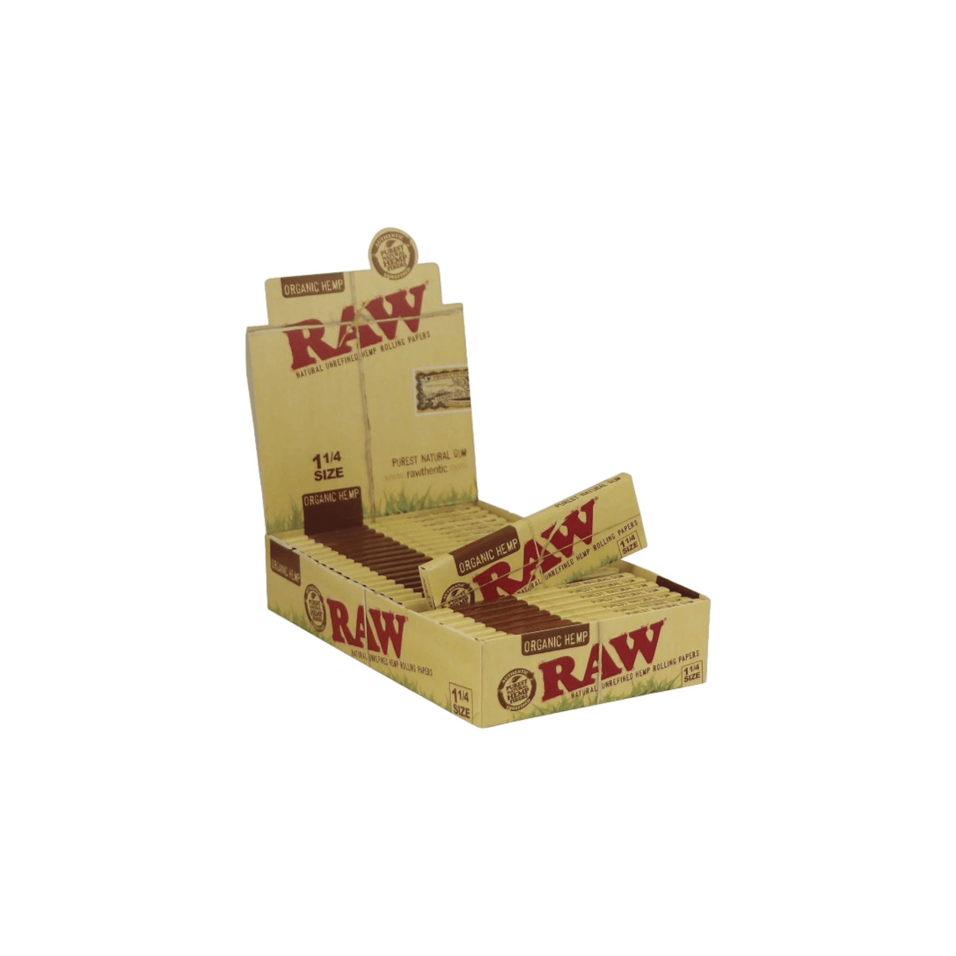 RAW Organic Hemp 1¼ Papers Packung