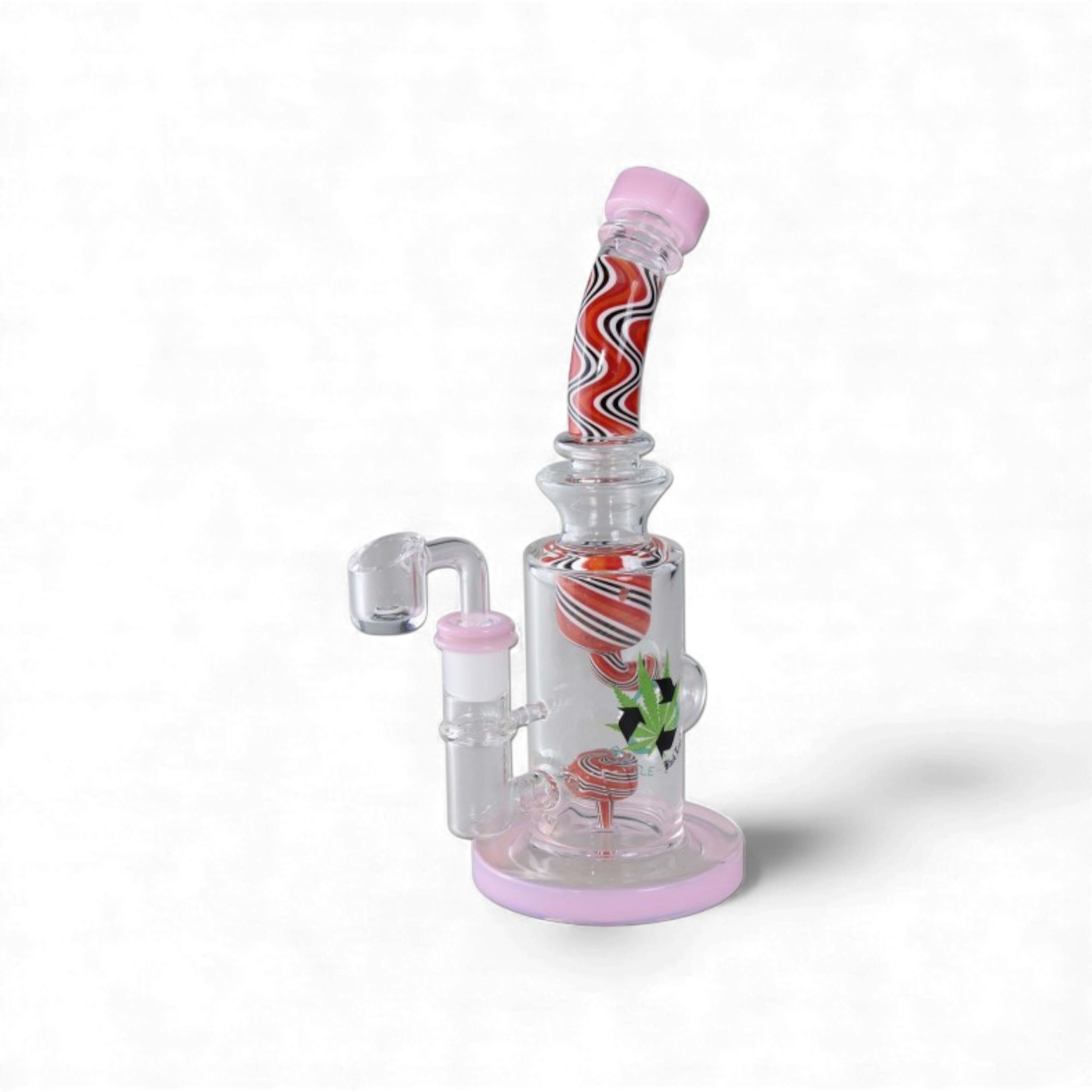 Recycler Dab Rig mit Spiralperkolator