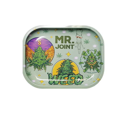 Rolling Tray Mr. Joint Green 14 x 18 cm